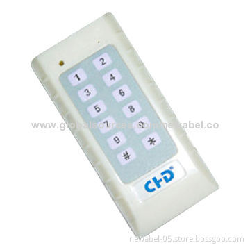 Card Reader with Keypad and Indicator Light, Standard Wiegand 26-bit Communication Interface